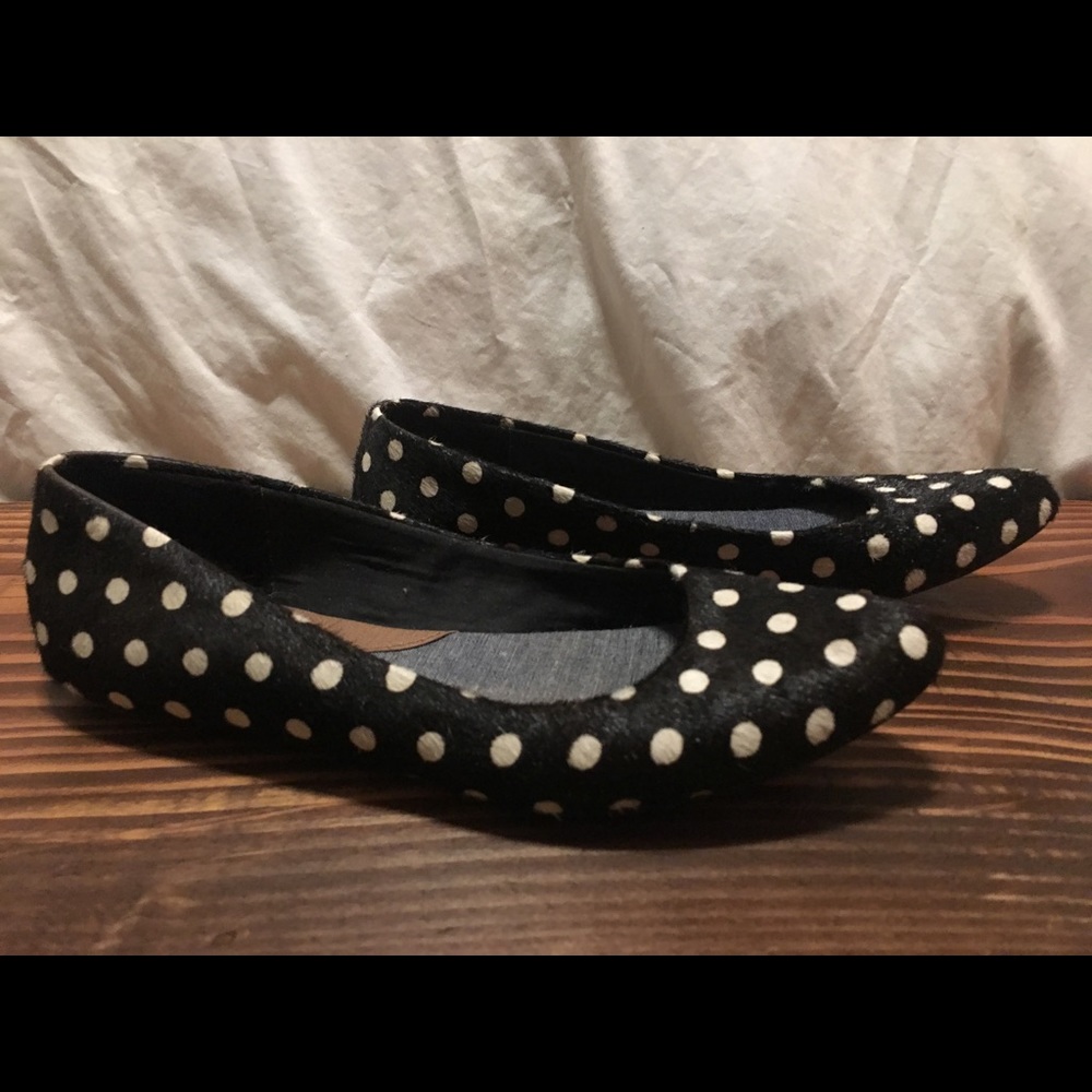 Dr Scholls Polka Dot Flats Size 6